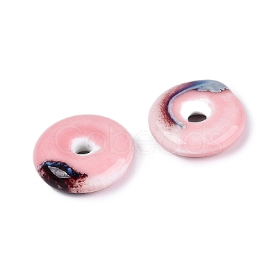 Vintage Handmade Porcelain Beads PORC-N013-20-14-1
