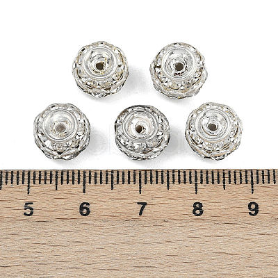 Brass Crystal Rhinestone Beads RB-9X10-1