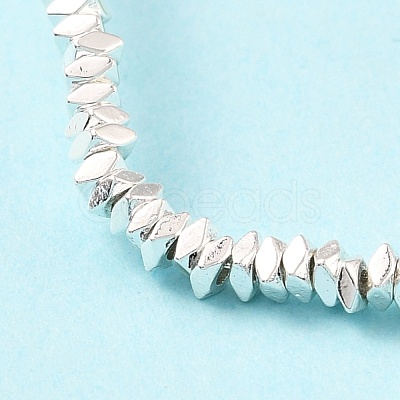 Electroplated Non-magnetic Synthetic Hematite Beads Strands G-G849-05S-1