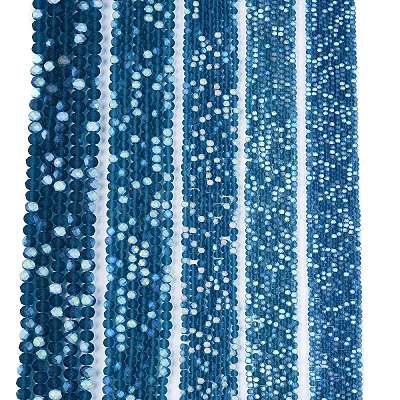 Transparent Glass Beads Strands LS-EGLA-A044-T6mm-MB27-1