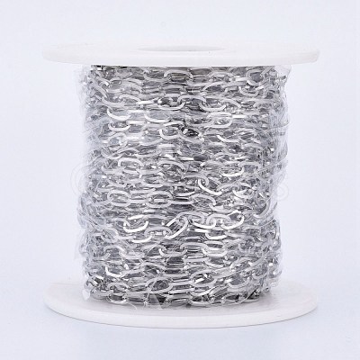 Tarnish Resistant 304 Stainless Steel Cable Chains CHS-H007-32P-1
