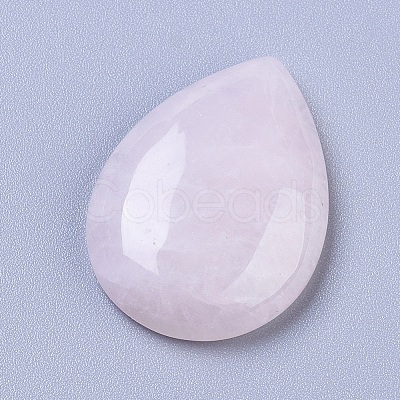 Natural Rose Quartz Cabochons G-L510-13-1
