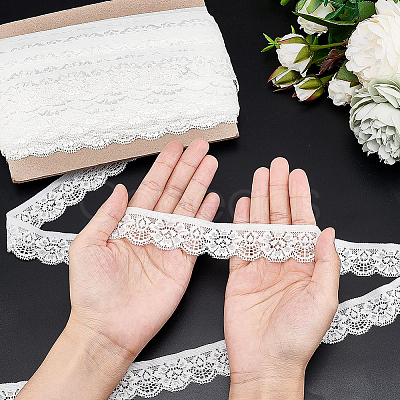 Guipure Stretch Lace Trim SRIB-WH0011-009B-1