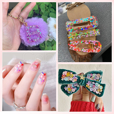 125G 5 Colors Plastic Sequins Beads PVC-TA0001-05B-1