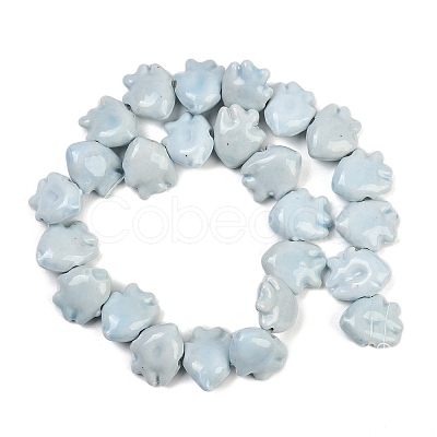 Handmade Porcelain Beads Strands PORC-C007-01-1