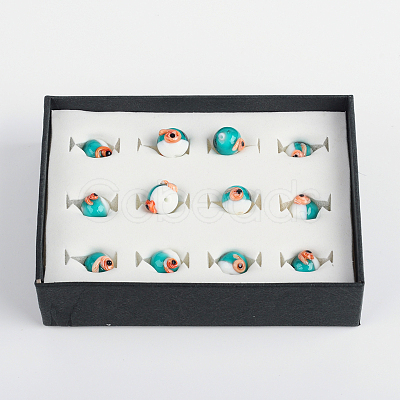 Handmade Lampwork Beads LAMP-F006-01-1