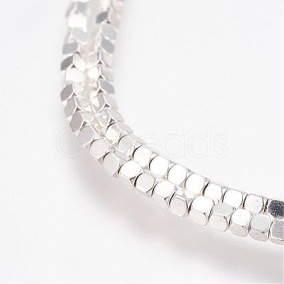 Grade AA Non-Magnetic Synthetic Hematite Bead Strands G-G652-19S-1