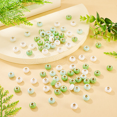 100Pcs Large Hole Resin European Beads OPDL-TA0001-06B-1