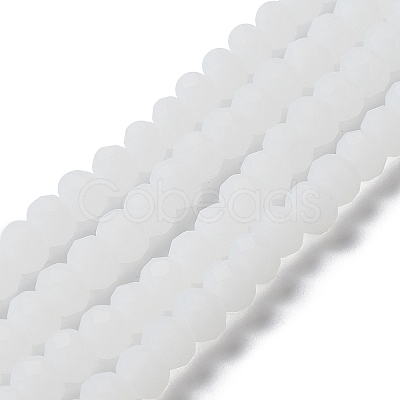 Imitation Jade Solid Color Glass Beads Strands EGLA-A034-J3mm-MD05-1