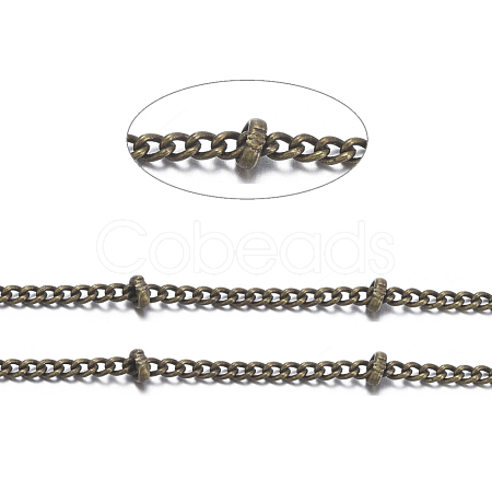 Brass Twisted Curb Chains X-CHC-R014-AB-1