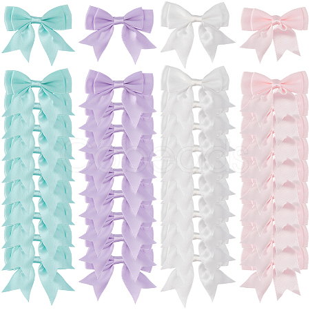 40Pcs 4 Colors Handmade Polyester Costume Accessories DIY-SP0004-85A-1