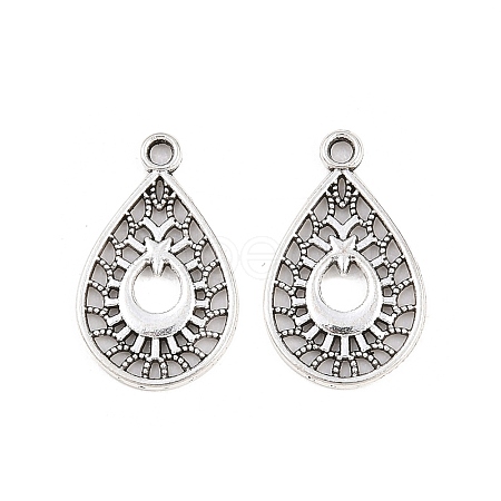 Tibetan Style Alloy Pendants X-PALLOY-A024-09AS-1