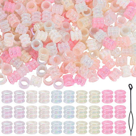 300Pcs Plastic Beads KY-PA0001-24-1