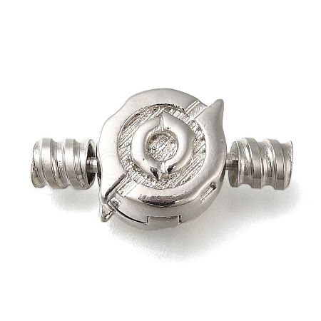 Brass European Style Clasps KK-A219-01P-1