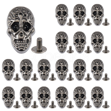20 Sets Zinc Alloy Studs Rivets FIND-FH0011-83-1