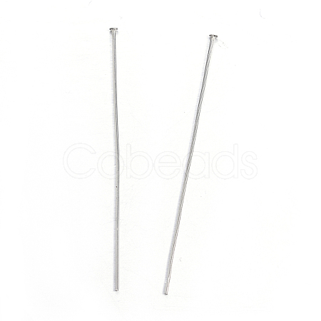 Non-Tarnish 304 Stainless Steel Flat Head Pins X-STAS-D448-015P-1