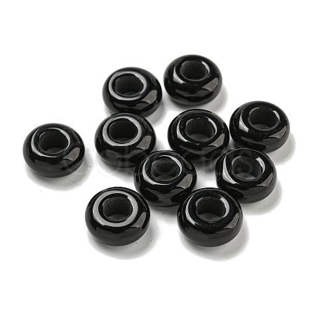 Natural Black Stone Beads X-G-Q173-03A-16-1