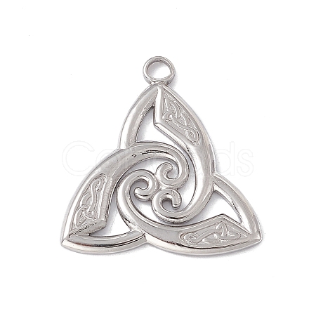 Non-Tarnish 304 Stainless Steel Pendants STAS-K242-10P-1