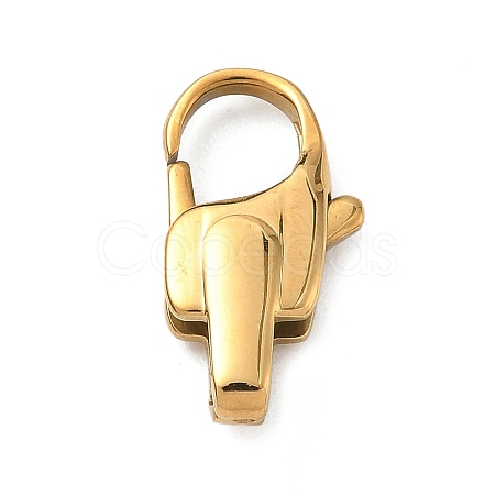 304 Stainless Steel Lobster Claw Clasps STAS-C148-03B-G-1
