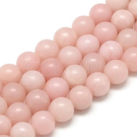 Natural Pink Opal Beads Strands G-S150-21-6mm-1