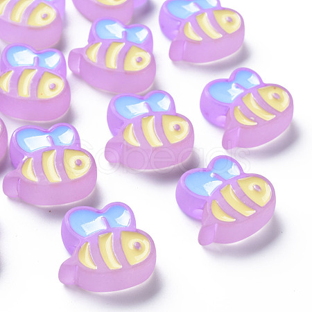 Transparent Acrylic Beads X-MACR-S374-06B-03-1