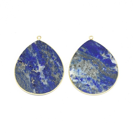 Dyed Natural Lapis Lazuli Pendants G-E526-01E-1