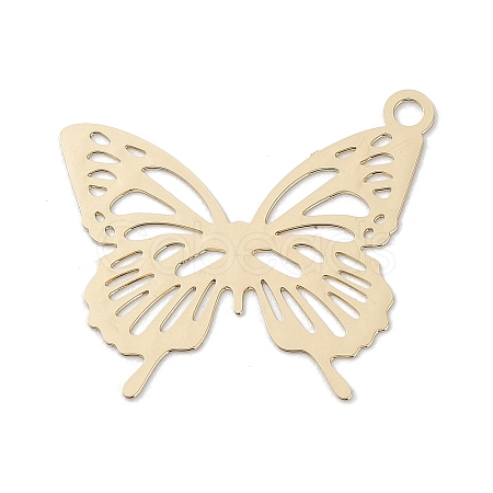 Brass Filigree Pendants KK-K366-43KCG-1