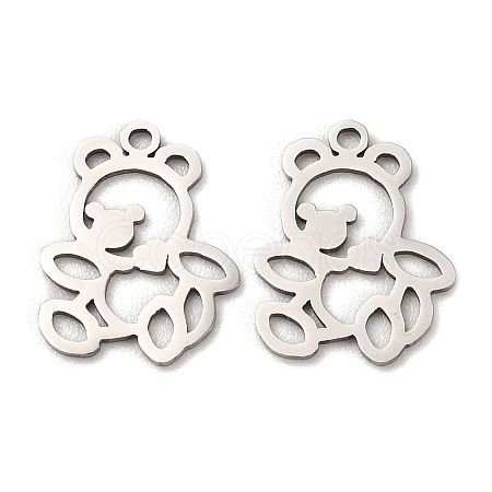 Non-Tarnish 201 Stainless Steel Pendants STAS-E200-02P-1