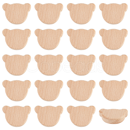 1 Set Unfinished Wooden Chips WOOD-OC0003-98A-1