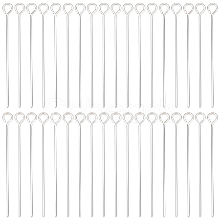 40Pcs 925 Sterling Silver Eye Pin STER-BBC0002-16A-1