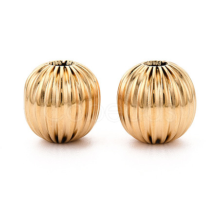 Textured 304 Stainless Steel Beads STAS-T072-11G-1