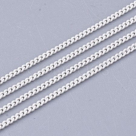 Spray Painted Brass Curb Chains CHC-S007-02M-1