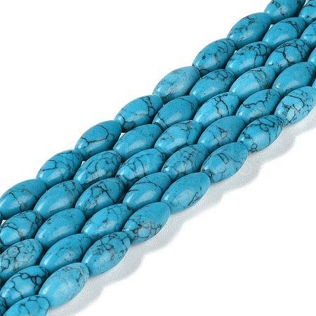 Synthetic Gemstone Dyed Beads Strands G-K362-I12-06-1