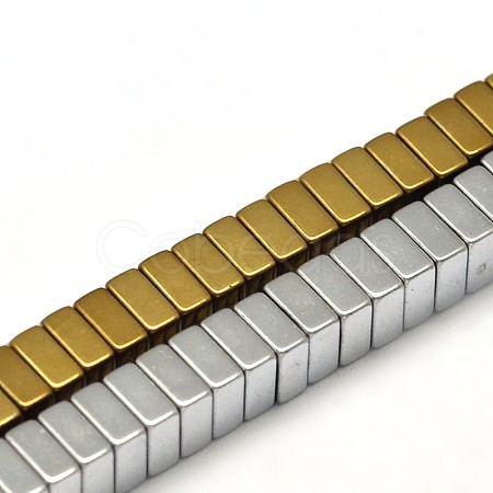 Electroplate Non-magnetic Synthetic Hematite Beads Strands G-I175-04-1