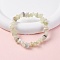 Unisex Chip Natural New Jade Beaded Stretch Bracelets, Inner Diameter: 1-3/4~2 inch(4.5~5cm)