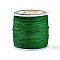 Nylon Thread, Chinese Knotting Cord, Green, 0.8mm, about 109.36 yards(100m)/roll