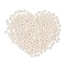 Imitation Pearl Acrylic Beads, Dyed, Round, Creamy White, 4x3.5mm, Hole: 1mm, about 18100pcs/pound