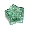 Resin Storage Box & Natural Green Aventurine Chips Decorations, for Home Office Desk, Star, Green, 85x95x100mm