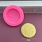 Cookies DIY Food Grade Silicone Fondant Molds, for Chocolate Candy Making, Round, 52x12mm, Inner Diameter: 40mm