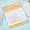 6Pcs Brass Micro Pave Cubic Zirconia Pendants KK-BBC0010-28-6