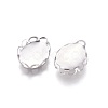 Tarnish Resistant 316 Surgical Stainless Steel Lace Edge Bezel Cups STAS-I118-10P-2