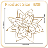 1Pc Rhinestone Mesh Headpiece Cap OHAR-WR0001-03G-2
