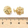Rack Plating Brass Micro Pave Clear Cubic Zirconia Pendants KK-K349-16G-3