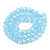 Electroplate Glass Beads Strands LS-EGLA-A044-J8mm-B04-3