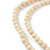 Natural Fossil Beads Strands G-E110-4mm-2-2