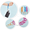 4Pcs 4 Colors Transparent Resin Curb Chain Bag Strap FIND-WR0003-97-2
