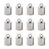 Tarnish Resistant Smooth Surface 201 Stainless Steel Cord Ends STAS-R063-96-1