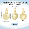 12Pcs Brass Pendants KK-BBC0025-52-2