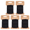 Fine Chenille Polyester Yarn OCOR-WH0077-70A-1