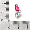 Alloy Enamel Pendants ENAM-P260-03A-AS-3